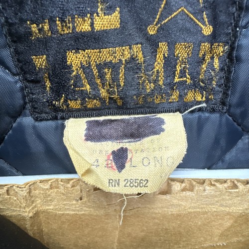 Vintage The Lawman Classic Navy Sheriff Police Security Jacket USA Size 42 Long - Picture 3 of 23