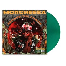 Hand Signed RARE MORCHEEBA  - ESCAPE THE CHAOS Green VINYL AUTOGRAPHED SLEEVE 
