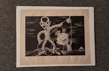 Original WWII Poster Wickwire Steel Boris Artzybasheff Anti Axis