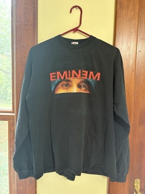Vintage The Eminem Show 2002 L/S T-Shirt Size L Anvil Y2K Rap Album Tour RARE