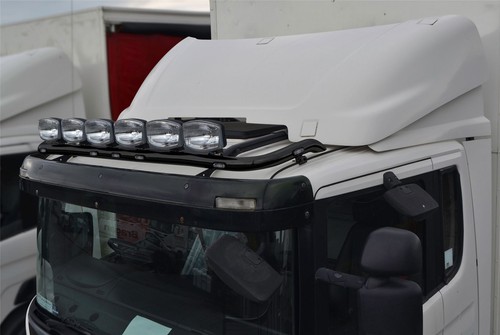 Black Roof Bar + LEDs + LED Bars To Fit Volvo FH4 Low Standard Sleeper 2013-2021 - Picture 11 of 12