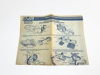GI Joe H.A.V.O.C. Vehicle Instructions ARAH Blueprint
