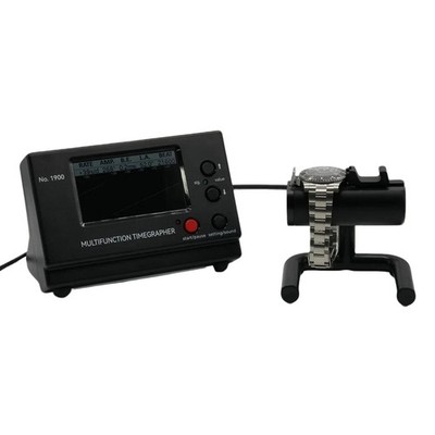 No.1900 Weishi Timegrapher Mechanical Watch Timing Machine Multifunction Black