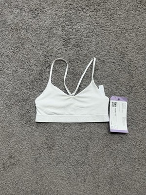 Nike Women's White Indy Light Support Padded Sports Bra FD1062-100 Size Small