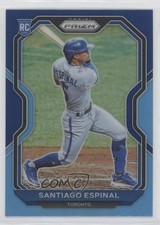2021 Panini Prizm Blue & Carolina Blue Prizm Santiago Espinal #72 0wn8