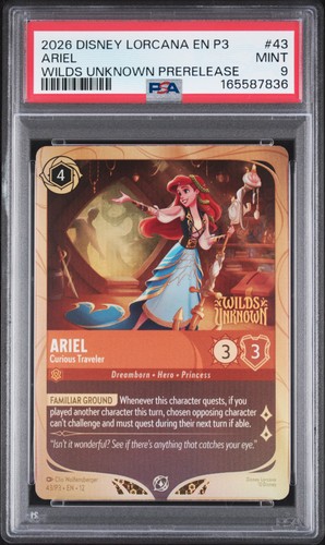 Ariel - Curious Traveler graded PSA 9 for sale on eBay