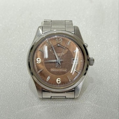 Orient Star EJ00-C0 Automatic Power Reserve Brown Dial Men's Watch Japan Made