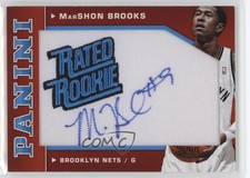 2012-13 Panini Rated Rookie Signatures 14/50 MarShon Brooks #63 Auto 0d0q