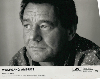 Wolfgang Ambros Photograph Original Black And White Press Promotional Print 1995