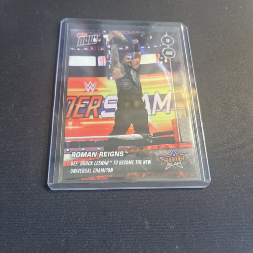 2018 Topps Now WWE #50 Roman Reigns SummerSlam B25