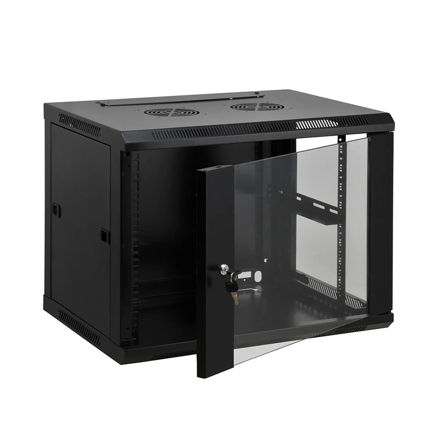 Rack mural 19 pouces ventilation optimale 12U coffret informatique - 2