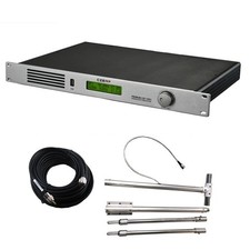 200W 30KM FM Transmitter Stereo PLL Broadcast Radio Station 88 108MHz  Antenna