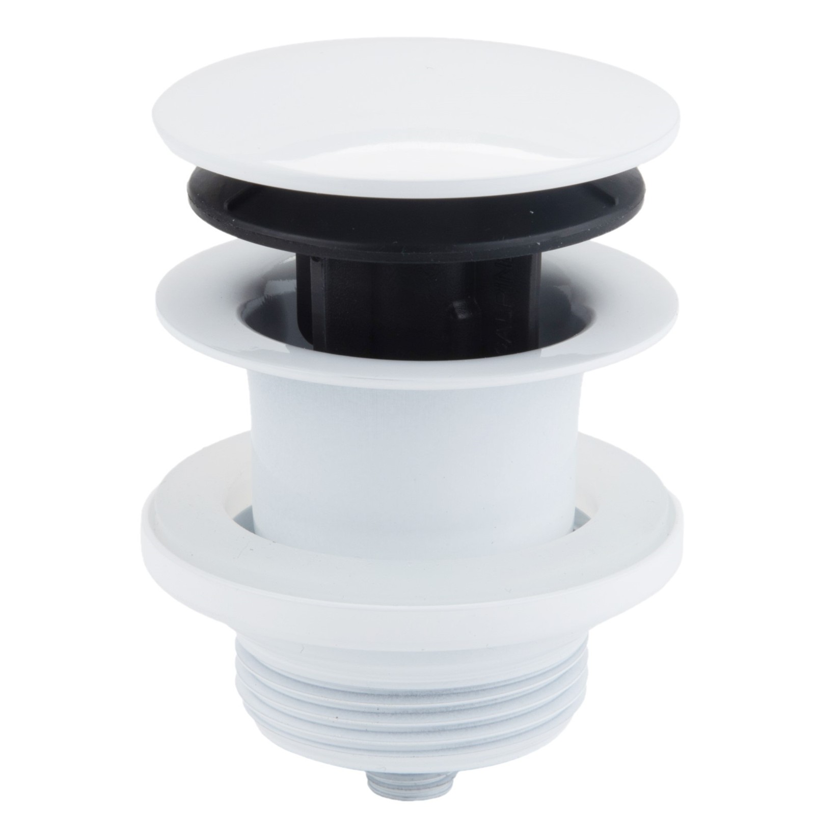 McAlpine 1.25"" x 60mm Durable Multi-Function Centre-Pin Basin Waste White