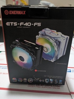 Enermax ETS-F40-FS series ARGB 140mm CPU air cooler-White ETS-F40-W-ARGB