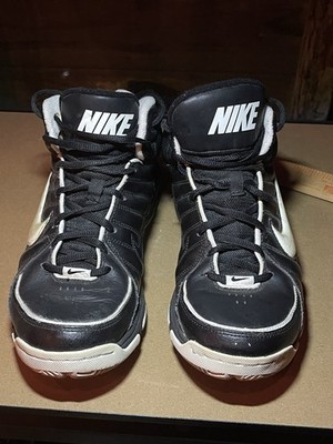 nike flex men s 7.5 black white sneakers excellent used condition EUC