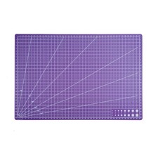 A3 Double Sided Craft Cutting Mat Self Healing Sewing Pad Purple