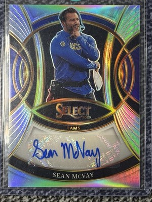 2025 Panini Select- Signatures Prizm Sean McVay (AU) #SP-SMY