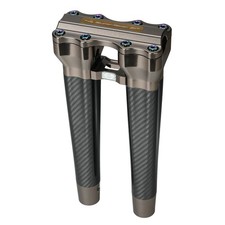 Straight Risers Fit For Harley Touring Softail Dyna Titanium Gold Carbon Fiber