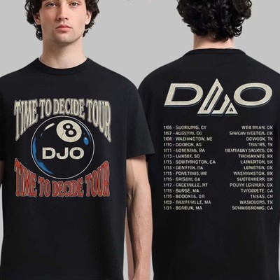 Time to Decide Tour Shirt 2026, Concert DJO T-Shirt