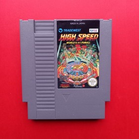 NINTENDO NES HIGH SPEED PINBALL COMPLETO BOXED CIB PAL B ESP