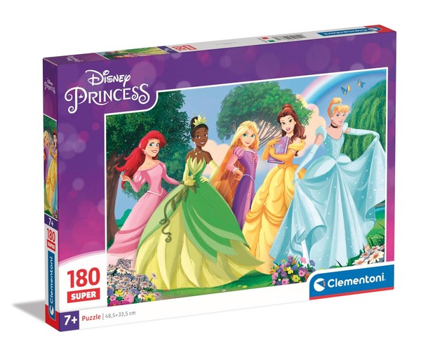 Clementoni Supercolor Prinzessinnen Puzzle - Puzzle 180 Teile Ab 7 J (Us Import)-image