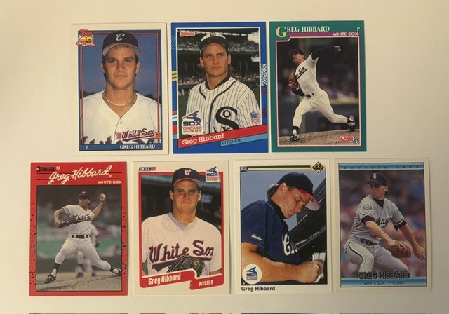 Greg Hibbard 7 Card Lot All Different! RC Chicago White Sox