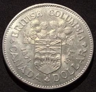 1971 Canada $1 Voyageur Dollar - B.C. Centennial