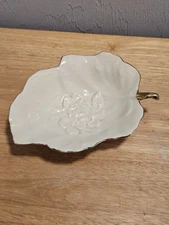 Masa Fine Porcelain Shiah Yih Leaf Candy Dish Made In Japan