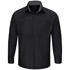 Red Kap Men's Long Sleeve Performance Plus Shop Shirt with OilBlok Technology