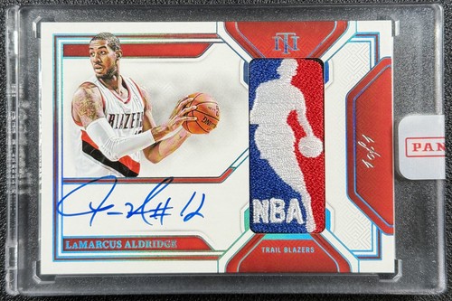 1/1 LAMARCUS ALDRIDGE 2024-25 NATIONAL TREASURES #23 G-U LOGOMAN PATCH AUTO 1/1