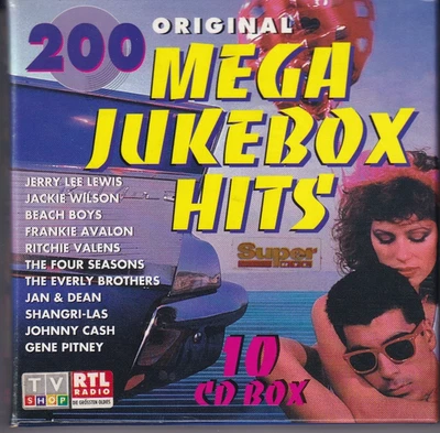 -PB15- 200 Original Mega Jukebox Hits- 10-CD-Box - vg++ - Bild 1 von 4