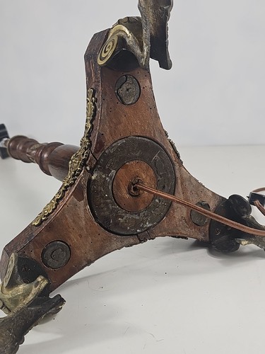 1900c Baroque Carved Altar Candlestick Converted Table Lamp 29" - Picture 18 of 22