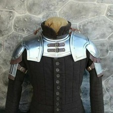 Medieval Pauldrons Gorget Armor Set Reenactment Cosplay Costume for Larp Sca
