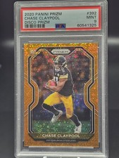 2020 Panini Prizm Chase Claypool Orange Disco RC Rookie Card PSA 9