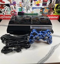 Sony Playstation 3 PS3 CECHK01 80GB Console Tested & Reset With Controller