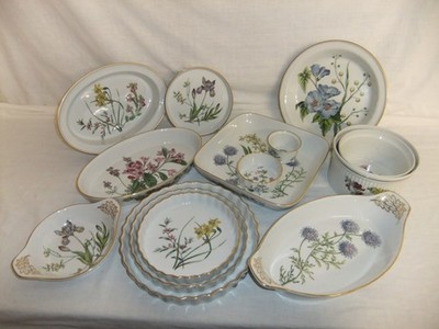 Spode - Stafford Flowers - Ofen zum Geschirr vergoldet floral Porzellan - 1A6F #