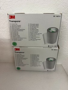 LOT (2) 3M Transpore Surgical Tape 1527-2 2"x10yd Training Use