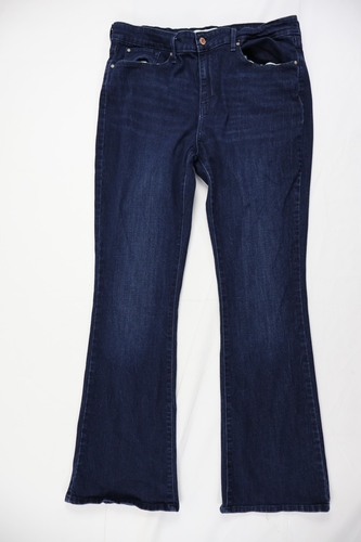 Signature Levi Strauss Damen 16M Mid Rise Bootcut Blue Jeans Denim Hose