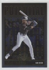 2020 Panini Contenders Potential Gold /99 Taylor Trammell #P-5 3c2