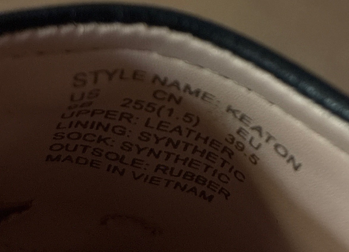 KATE SPADE Keaton Leather Ballet Flats US 9 B Color Black thumbnail 15