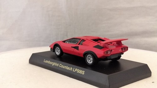 KYOSHO 1/64 Lamborghini Countach LP500S rojo Diecast Car exclusivo de Japón - Imagen 5 de 14