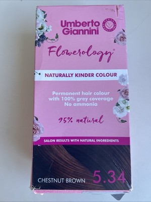 Umberto Giannini Flowerology Vegan Naturally Kinder Colour Chestnut Brown 5.34