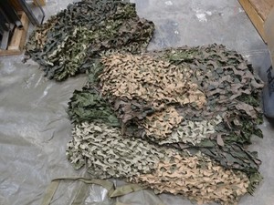 US Military Lightweight Woodland Camouflage Net System (2 NETS)
