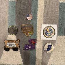 Lot Of US State Geocaching Geocoins TRACKABLES TWO ARE NOT TRACKABLES