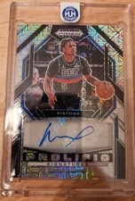 2024-25 panini prizm black ausar thompson prolific signature mojo prizm /25