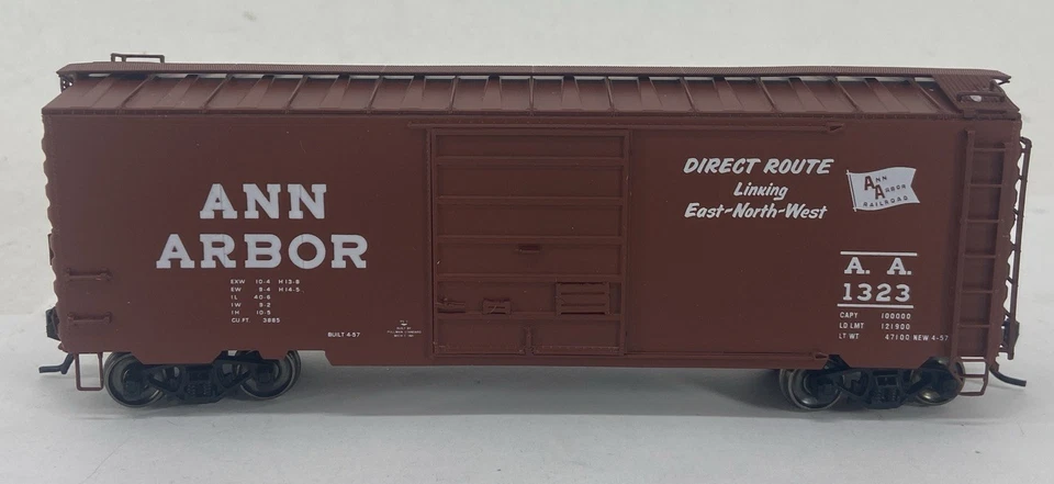Intermountain HO Scale 45463-07 Ann Arbor PS-1 40’ Boxcar #1323 - Image 2 of 4