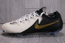 Nike Phantom GX II Elite FG Soccer Cleats Mens SZ 6 White Black Gold FJ2559-100