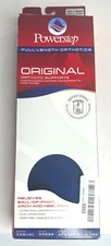 Powerstep Full Length Orthotics Arch Heel Support Insole Size - E