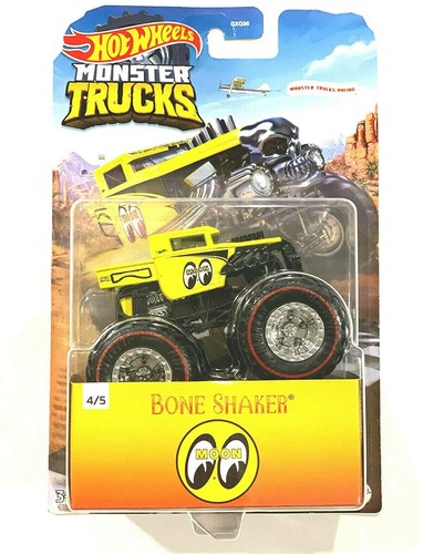 HOT WHEELS (5) MONSTER TRUCKS BONE SHAKER BORLA K&N MOPAR GULF *NEW* - Picture 2 of 4