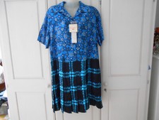 BNWT MARNI x Uniqlo Relaxed Short Sleeve Clashing Prints Dress - S/UK10